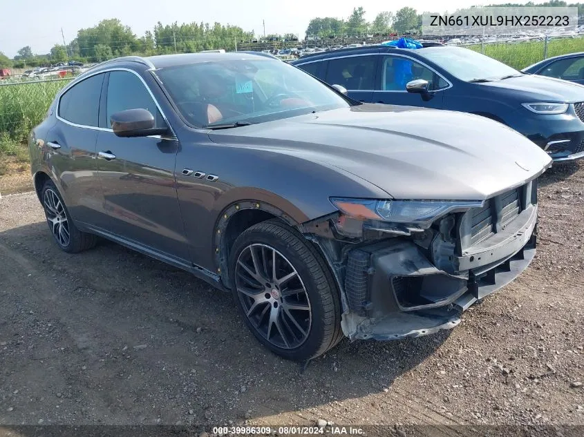 ZN661XUL9HX252223 2017 Maserati Levante