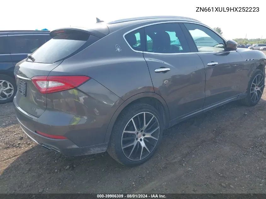 ZN661XUL9HX252223 2017 Maserati Levante