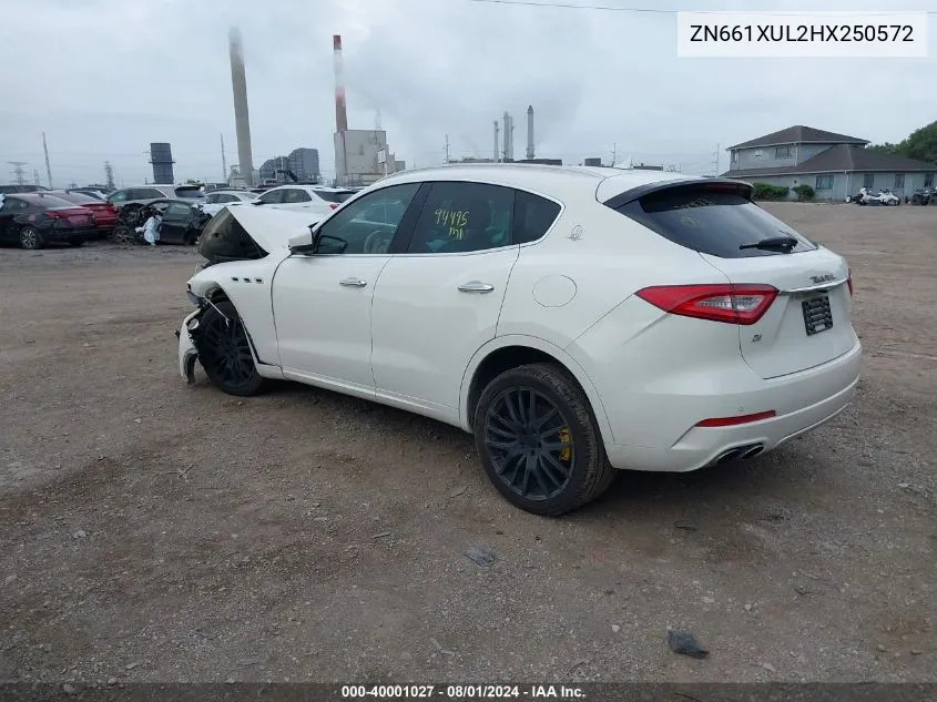 ZN661XUL2HX250572 2017 Maserati Levante