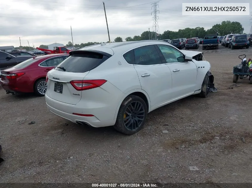 ZN661XUL2HX250572 2017 Maserati Levante