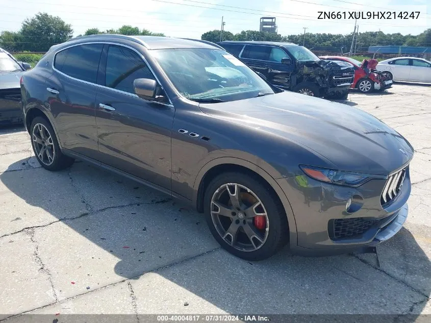 ZN661XUL9HX214247 2017 Maserati Levante