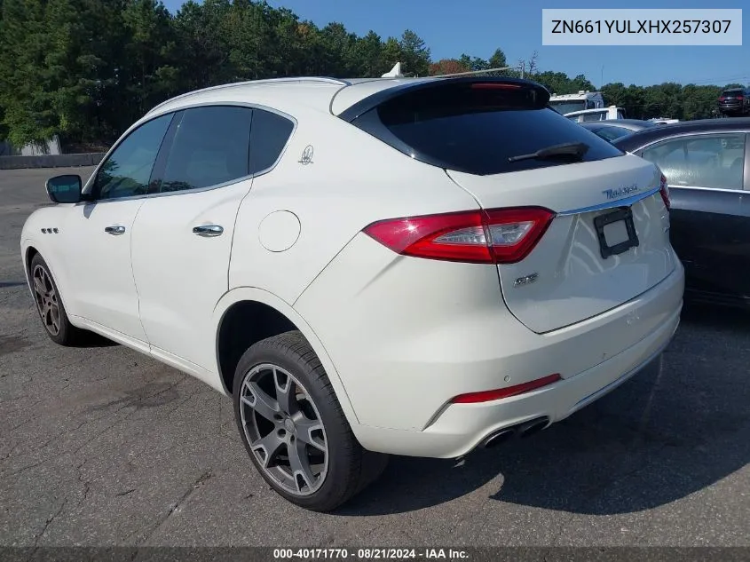 2017 Maserati Levante S VIN: ZN661YULXHX257307 Lot: 40171770