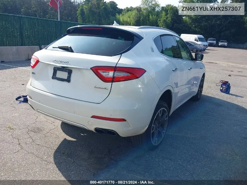 2017 Maserati Levante S VIN: ZN661YULXHX257307 Lot: 40171770