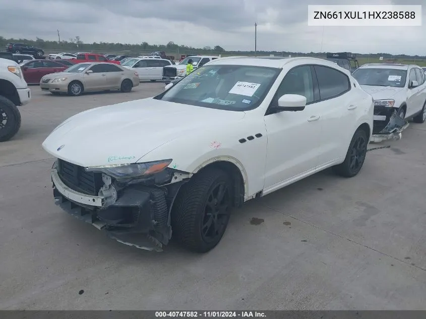 2017 Maserati Levante VIN: ZN661XUL1HX238588 Lot: 40747582