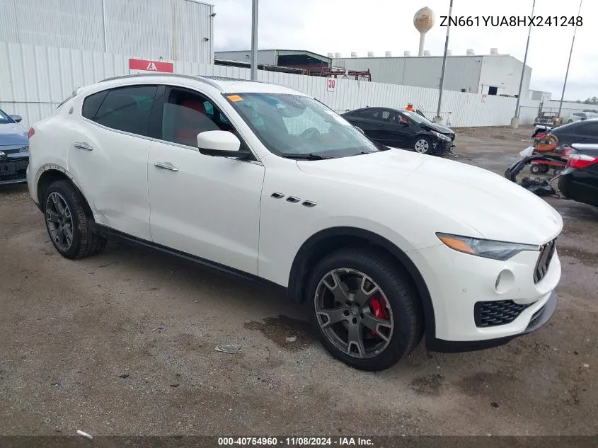 2017 Maserati Levante S VIN: ZN661YUA8HX241248 Lot: 40754960