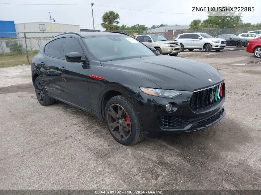 2017 Maserati Levante VIN: ZN661XUS5HX222885 Lot: 40789792