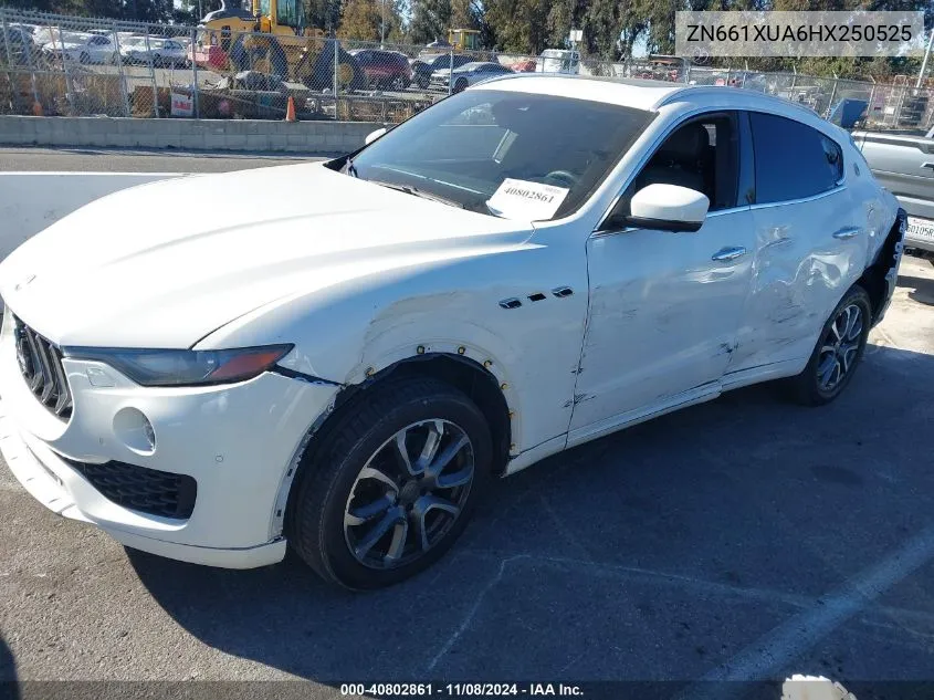 2017 Maserati Levante VIN: ZN661XUA6HX250525 Lot: 40802861