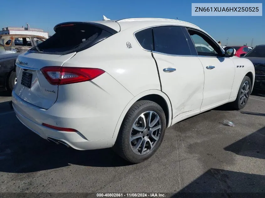 2017 Maserati Levante VIN: ZN661XUA6HX250525 Lot: 40802861