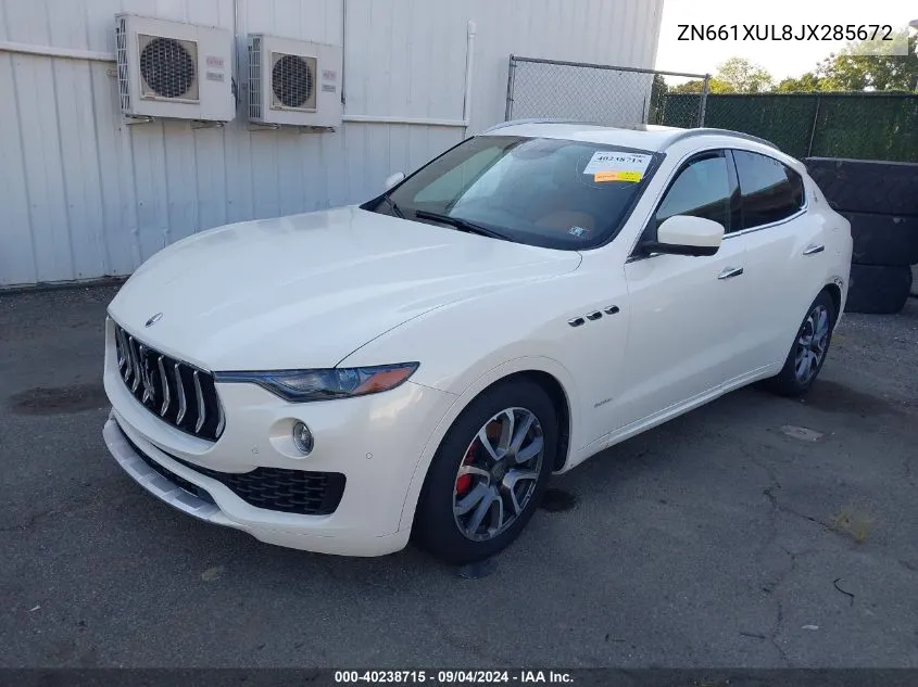 2018 Maserati Levante Granlusso VIN: ZN661XUL8JX285672 Lot: 40238715