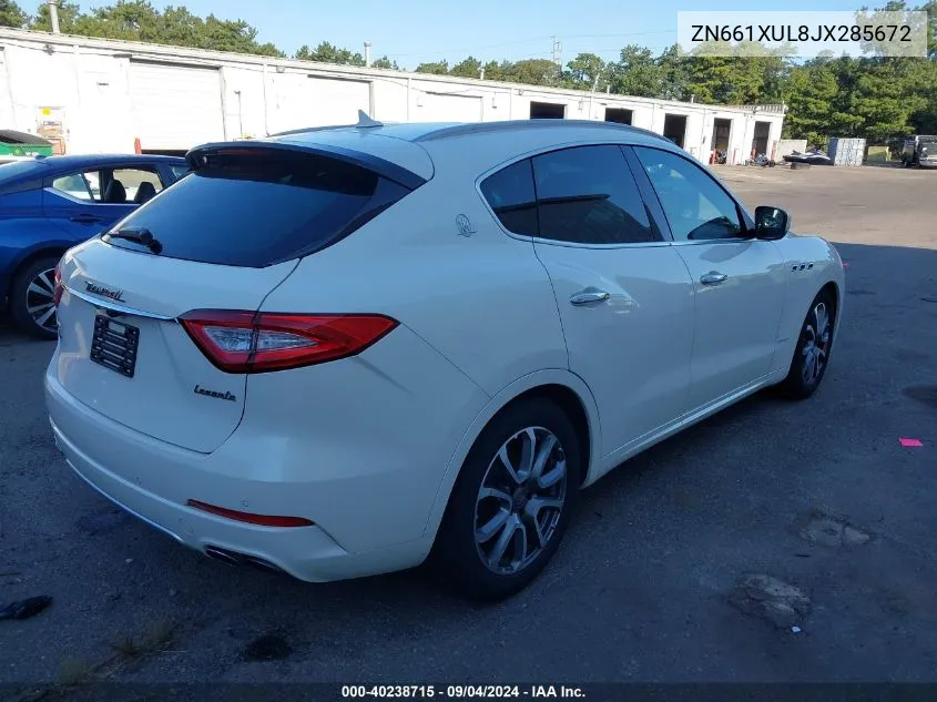 ZN661XUL8JX285672 2018 Maserati Levante Granlusso