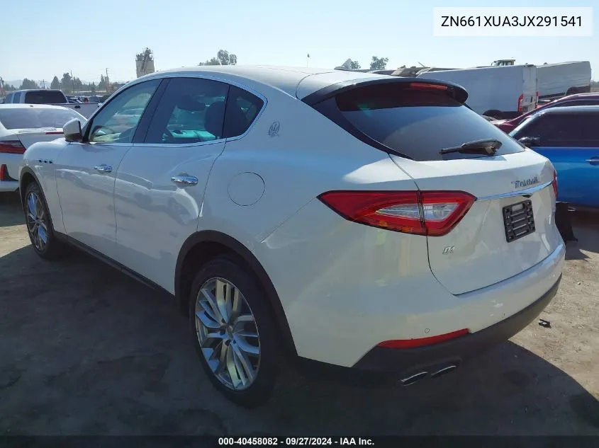 2018 Maserati Levante VIN: ZN661XUA3JX291541 Lot: 40458082