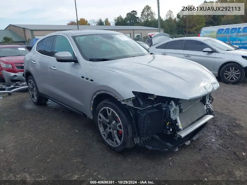 ZN661XUA9JX292113 2018 Maserati Levante