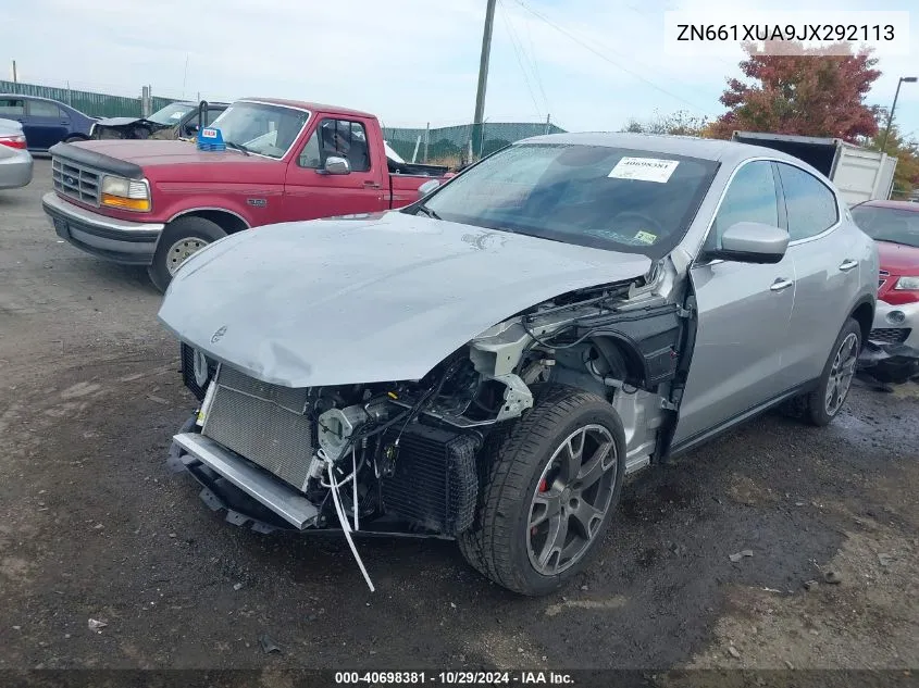 ZN661XUA9JX292113 2018 Maserati Levante