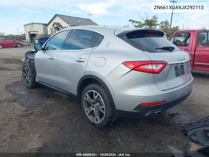 ZN661XUA9JX292113 2018 Maserati Levante