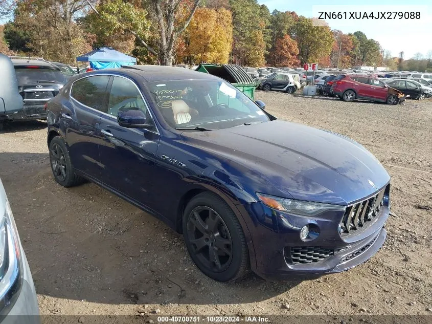 2018 Maserati Levante VIN: ZN661XUA4JX279088 Lot: 40700751