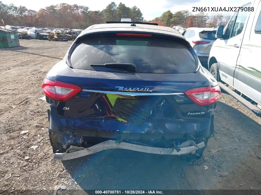 2018 Maserati Levante VIN: ZN661XUA4JX279088 Lot: 40700751