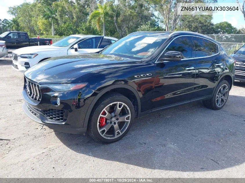 2018 Maserati Levante S VIN: ZN661YUA0JX303604 Lot: 40719017