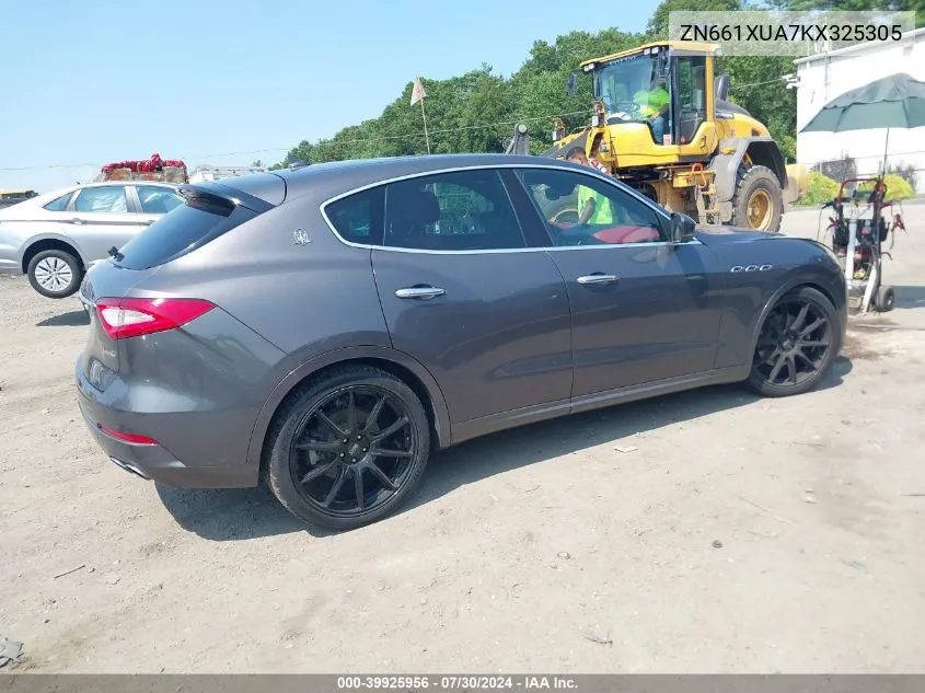 2019 Maserati Levante VIN: ZN661XUA7KX325305 Lot: 39925956