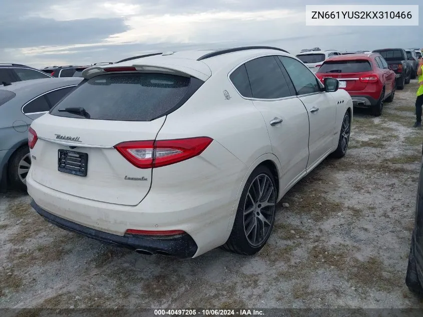 ZN661YUS2KX310466 2019 Maserati Levante S Sport