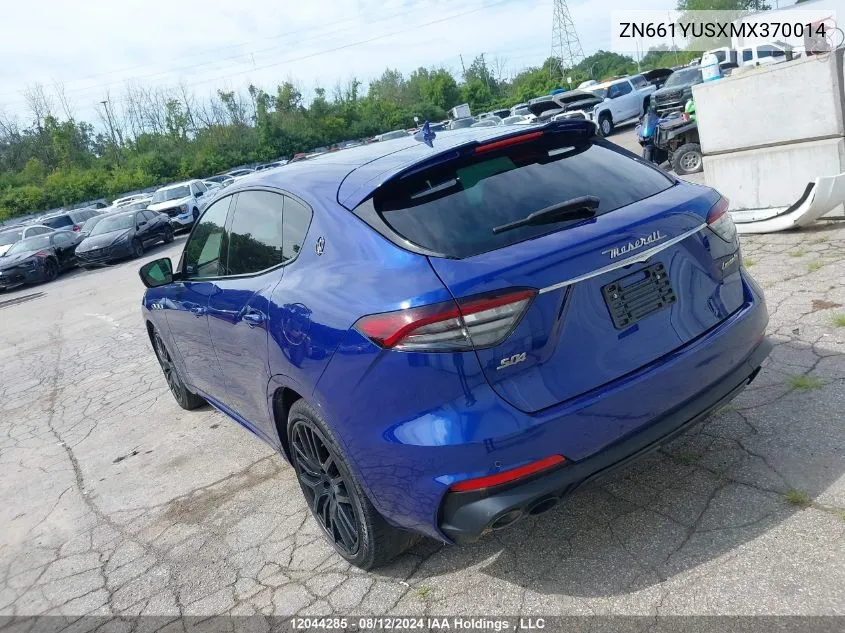 ZN661YUSXMX370014 2021 Maserati Levante S Sport