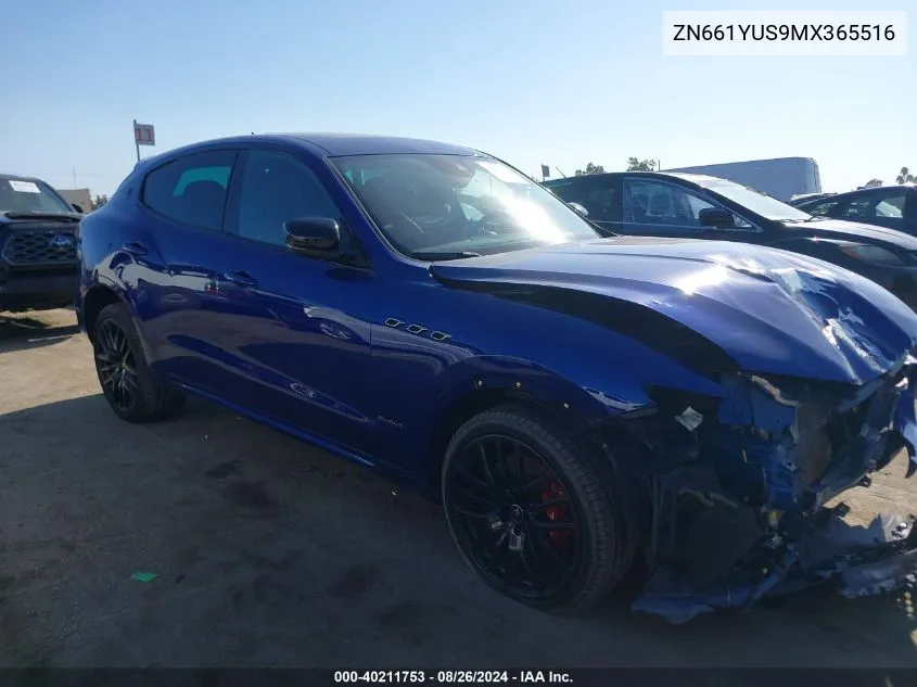 2021 Maserati Levante S Gransport VIN: ZN661YUS9MX365516 Lot: 40211753