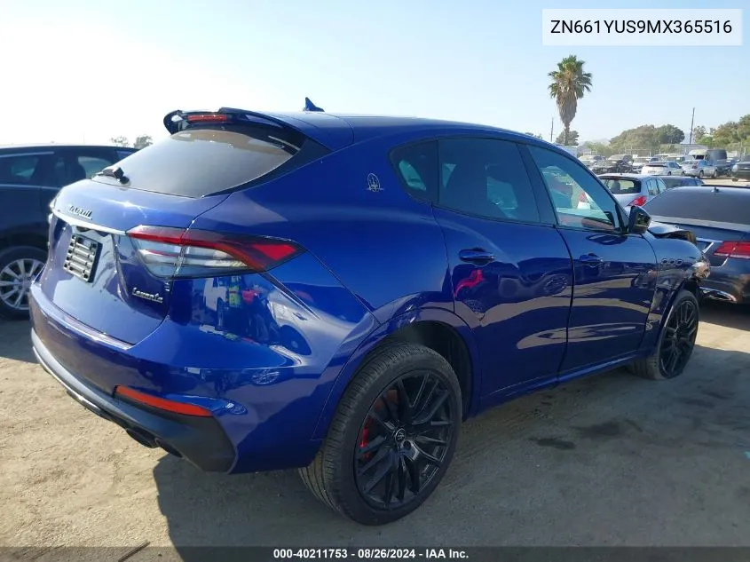 2021 Maserati Levante S Gransport VIN: ZN661YUS9MX365516 Lot: 40211753