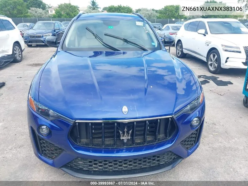 2022 Maserati Levante Gt VIN: ZN661XUAXNX383106 Lot: 39993867