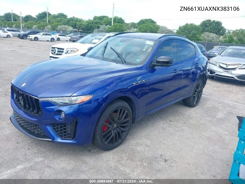 2022 Maserati Levante Gt VIN: ZN661XUAXNX383106 Lot: 39993867