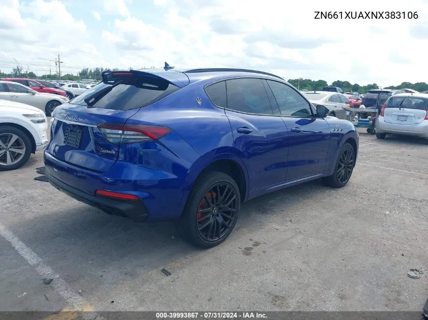 2022 Maserati Levante Gt VIN: ZN661XUAXNX383106 Lot: 39993867