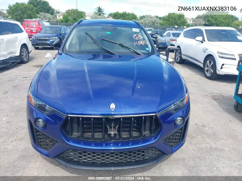 2022 Maserati Levante Gt VIN: ZN661XUAXNX383106 Lot: 39993867