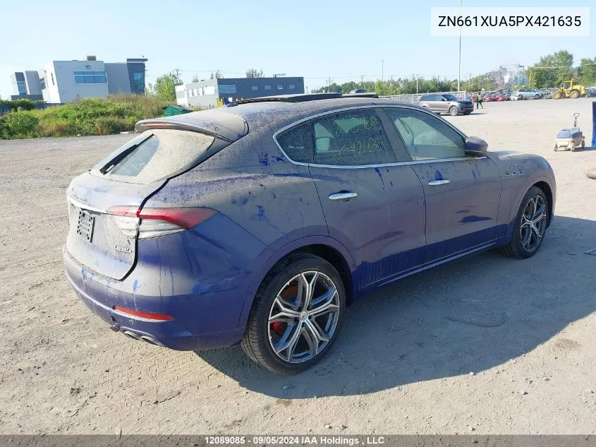 2023 Maserati Levante VIN: ZN661XUA5PX421635 Lot: 12089085