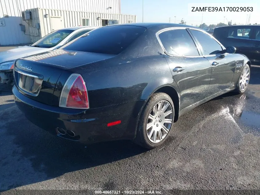 2007 Maserati Quattroporte Base Automatic/Executive Gt Automatic/Sport Gt Automatic VIN: ZAMFE39A170029053 Lot: 40657321