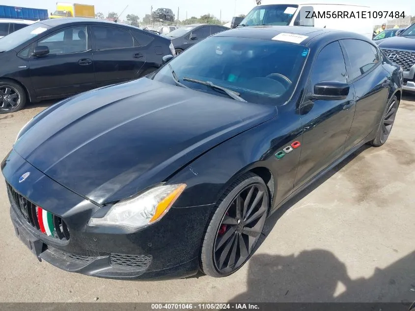 2014 Maserati Quattroporte S Q4 VIN: ZAM56RRA1E1097484 Lot: 40701046