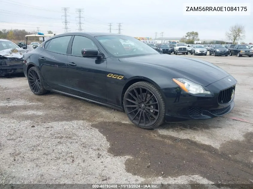 2014 Maserati Quattroporte S Q4 VIN: ZAM56RRA0E1084175 Lot: 40793488