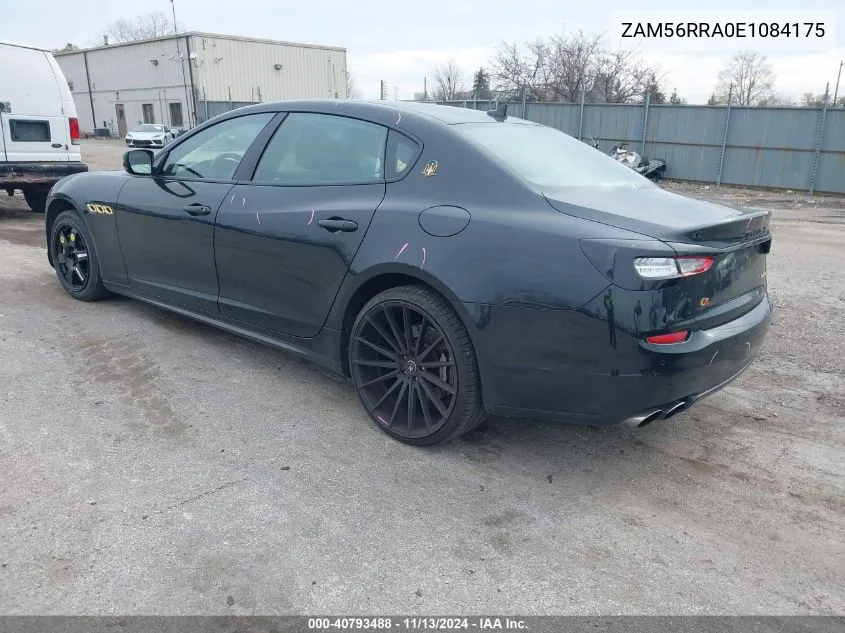 2014 Maserati Quattroporte S Q4 VIN: ZAM56RRA0E1084175 Lot: 40793488