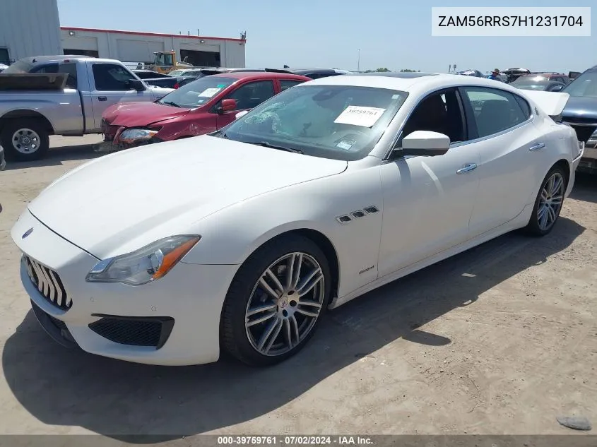 ZAM56RRS7H1231704 2017 Maserati Quattroporte S Q4 Gransport