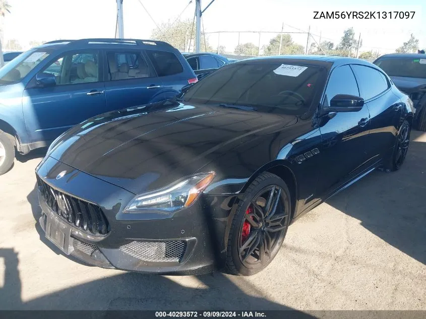 2019 Maserati Quattroporte S Q4 Gransport VIN: ZAM56YRS2K1317097 Lot: 40293572