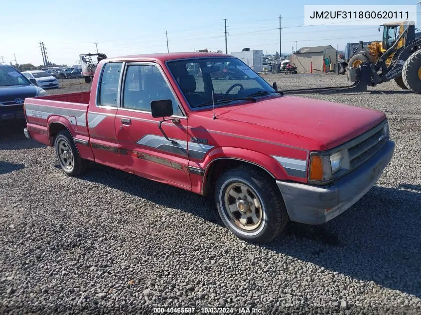 1986 Mazda B2000 Long Bed VIN: JM2UF3118G0620111 Lot: 40465687