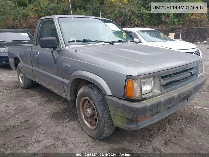 1991 Mazda B2600 Short Body VIN: JM2UF1149M0146907 Lot: 40398527