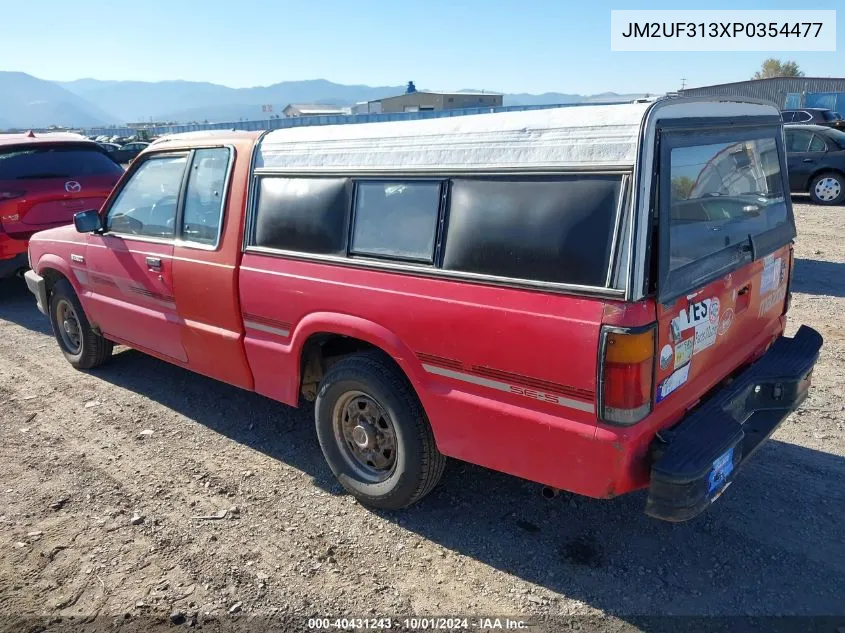 1993 Mazda B2200 Cab Plus VIN: JM2UF313XP0354477 Lot: 40431243