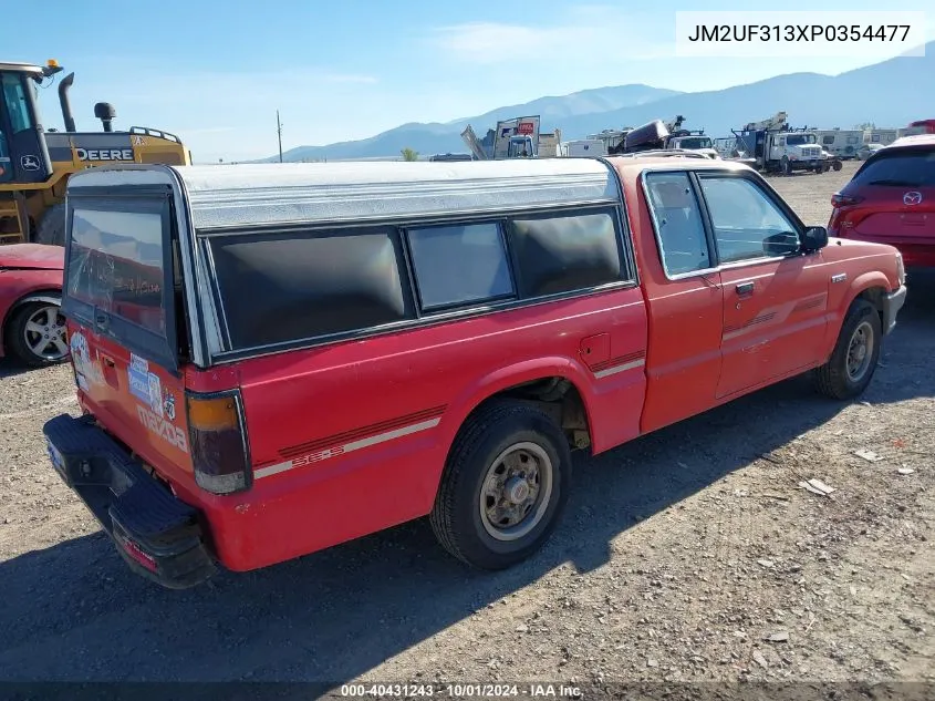 1993 Mazda B2200 Cab Plus VIN: JM2UF313XP0354477 Lot: 40431243