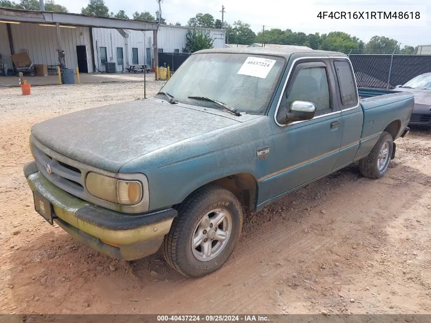 1994 Mazda B4000 Cab Plus VIN: 4F4CR16X1RTM48618 Lot: 40437224