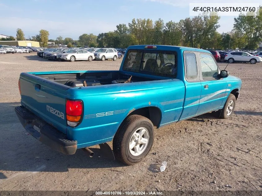 1995 Mazda B2300 Cab Plus VIN: 4F4CR16A3STM24760 Lot: 40510786