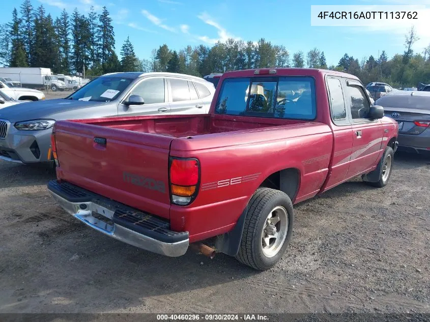 1996 Mazda B2300 Cab Plus VIN: 4F4CR16A0TT113762 Lot: 40460296