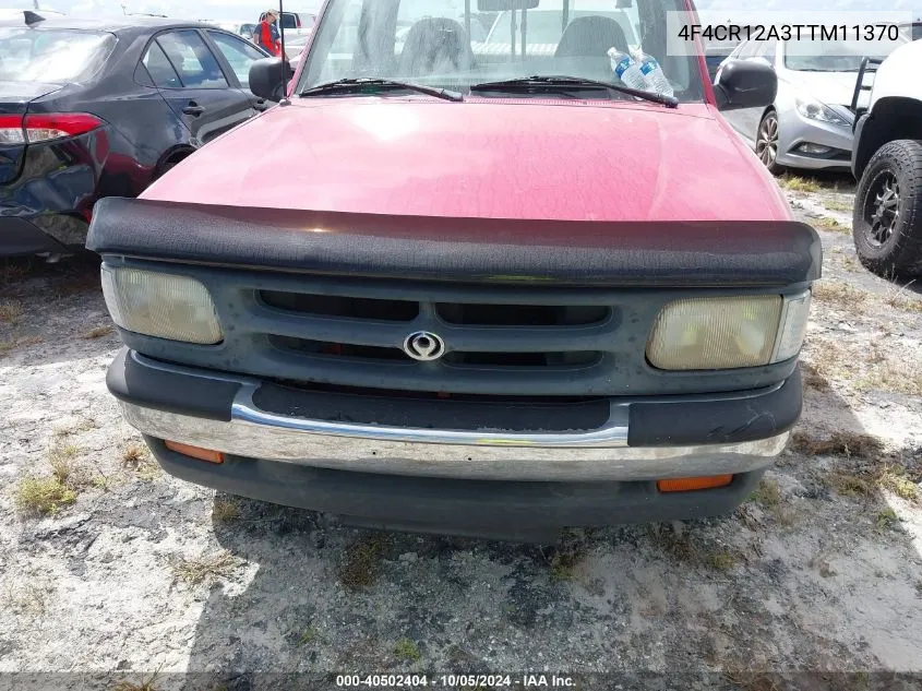 1996 Mazda B2300 VIN: 4F4CR12A3TTM11370 Lot: 40502404