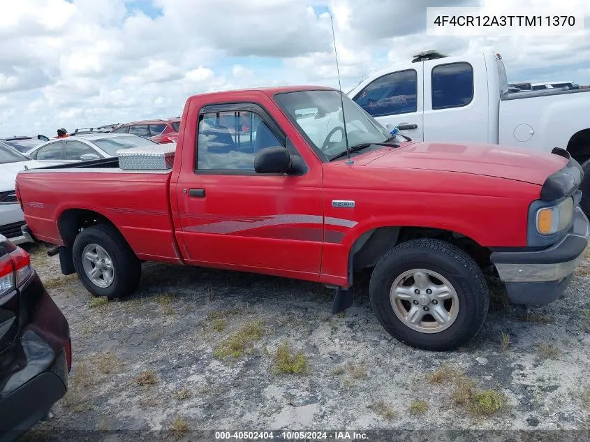 1996 Mazda B2300 VIN: 4F4CR12A3TTM11370 Lot: 40502404