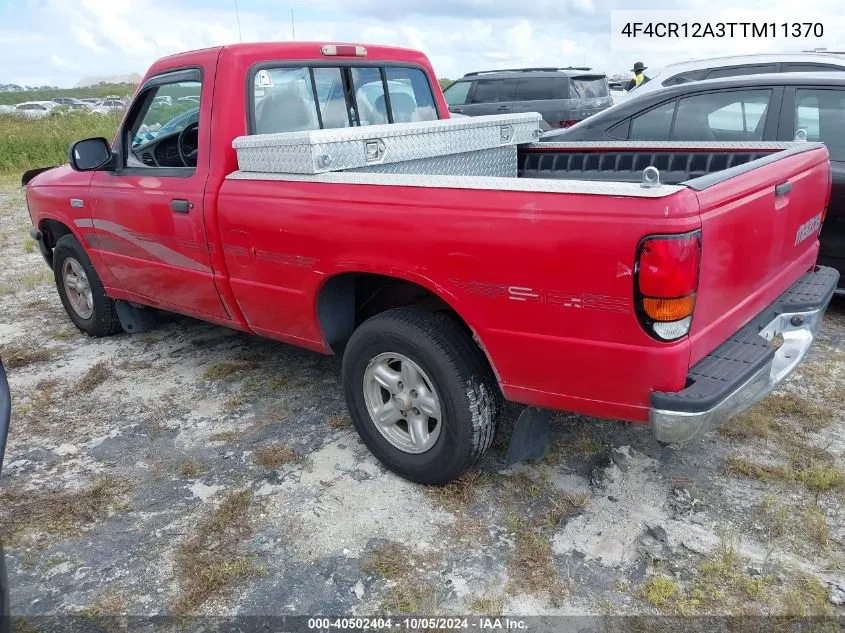 1996 Mazda B2300 VIN: 4F4CR12A3TTM11370 Lot: 40502404