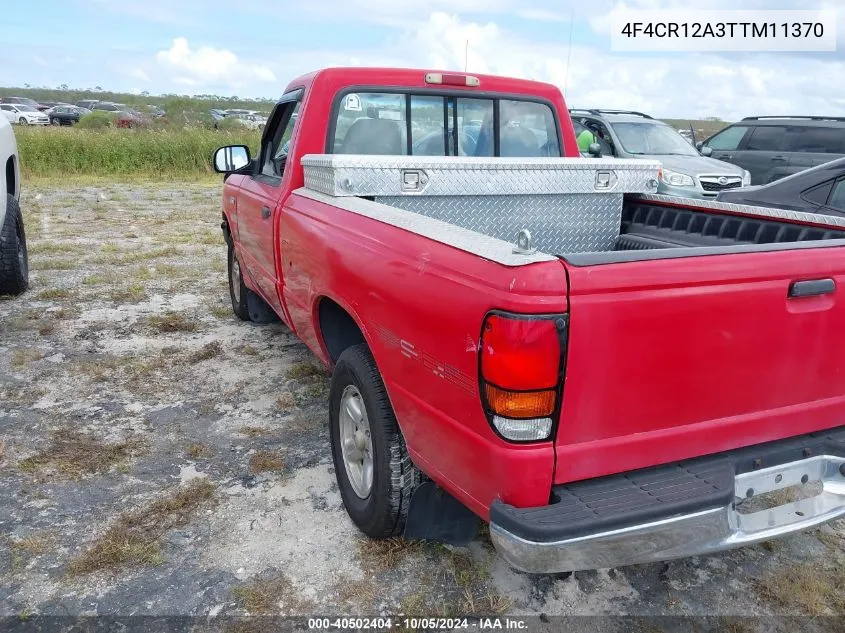 1996 Mazda B2300 VIN: 4F4CR12A3TTM11370 Lot: 40502404