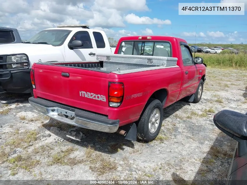 1996 Mazda B2300 VIN: 4F4CR12A3TTM11370 Lot: 40502404