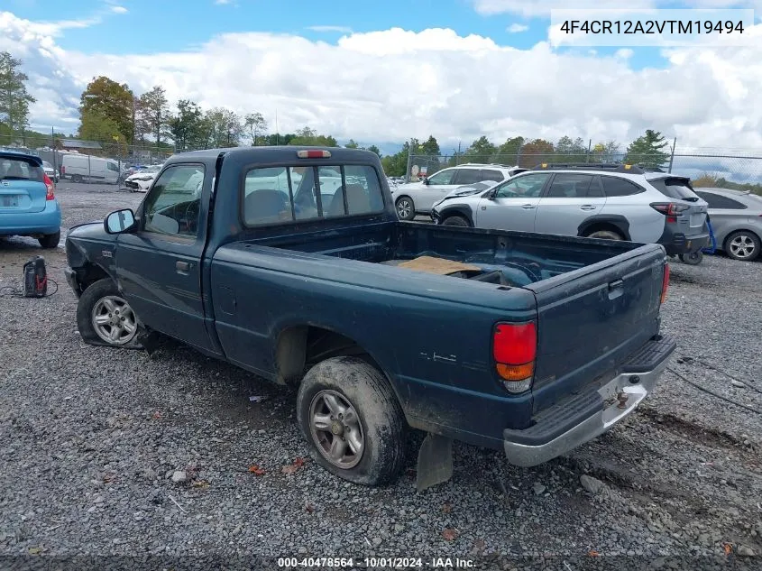 1997 Mazda B2300 VIN: 4F4CR12A2VTM19494 Lot: 40478564